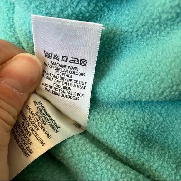 Baby Boden Colorful Floral One Piece Snowsuit Booties Fleece Lined 12-18 - Picture 6 of 13